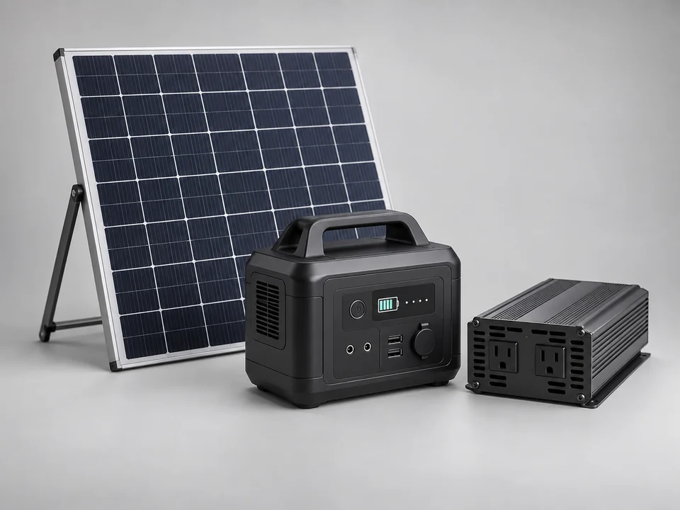 Kit solaire autonome — illustration de démonstration